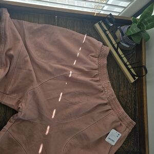Free People Dusty Rose High-Rise Athletic Shorts